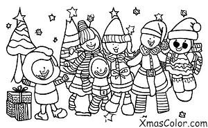 Navidad / Actividades navideñas al aire libre: Decorar el árbol de Navidad