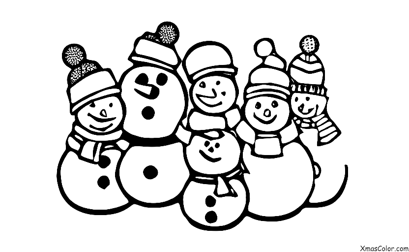Navidad / Actividades navideñas al aire libre: Hacer un muñeco de nieve