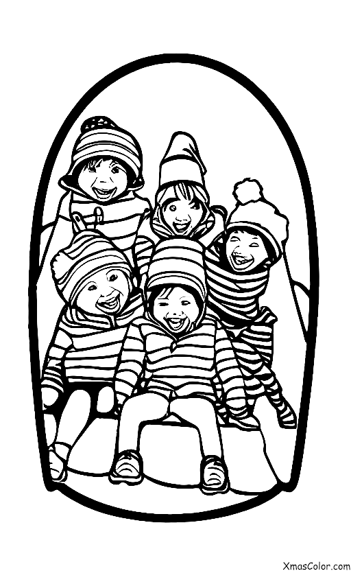Navidad / Actividades navideñas al aire libre: Tobogán