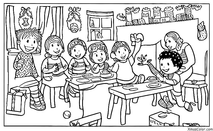 Navidad / Actividades navideñas en interiores: Jugando a las escondidas