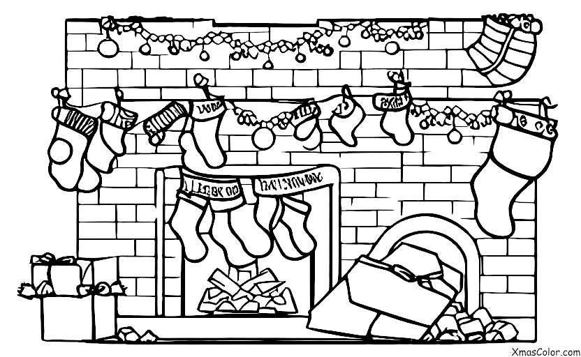 Navidad / Adornos de Navidad: Un calcetín