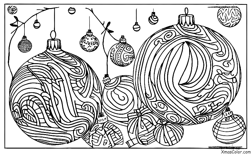 Navidad / Adornos de Navidad: Un gran y brillante ornamento navideño rojo