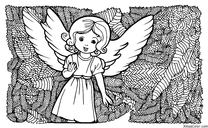 Navidad / Adornos de Navidad: Un hermoso ángel