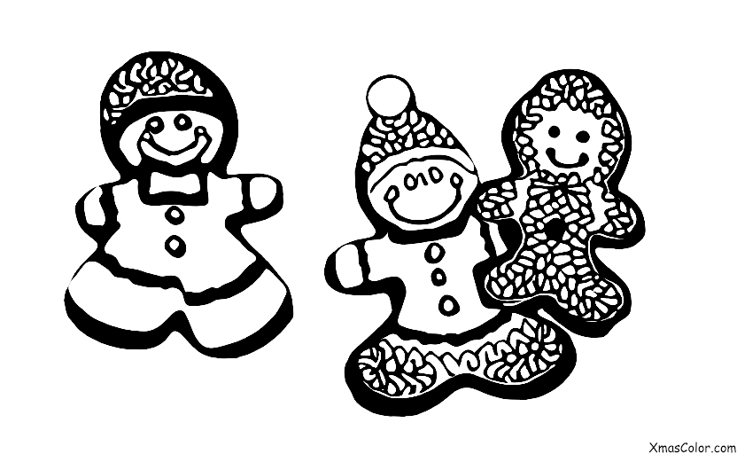 Navidad / Adornos de Navidad: Un hombre de jengibre de ornamento