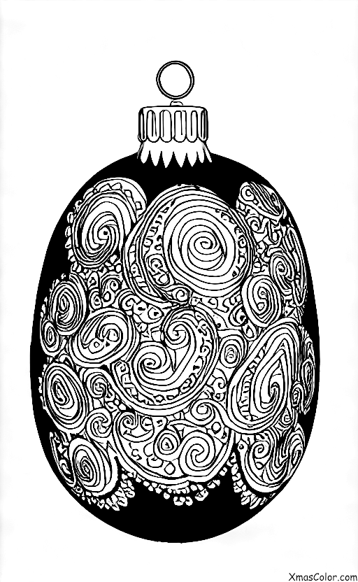 Navidad / Adornos de Navidad: Un ornamento de Navidad de plata