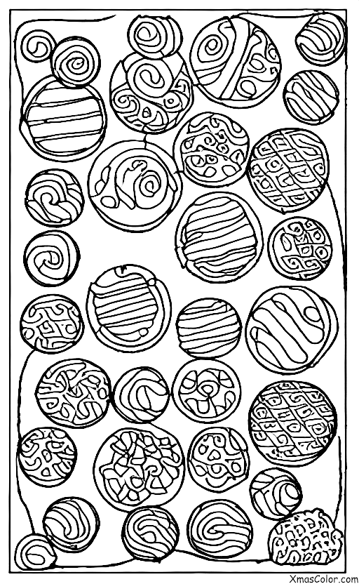 Navidad / Adornos de Navidad: Un plato de galletas de Navidad
