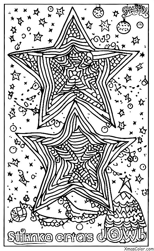 Navidad / Adornos de Navidad: Una estrella brillante