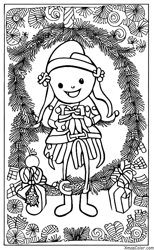 Navidad / Adornos de Navidad: Una tarjeta de Navidad