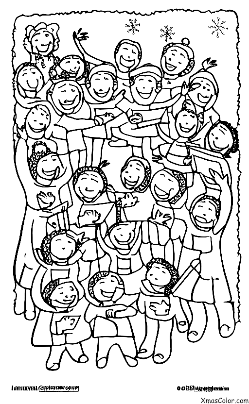 Navidad / Alegría al Mundo: Un grupo de niños cantando 'Alegría al mundo' en un coro escolar