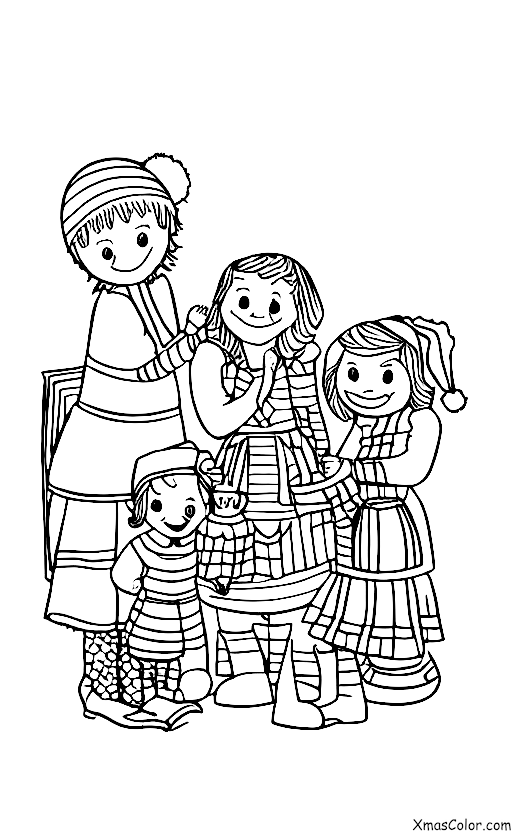 Navidad / Alegría: Una gran reunión familiar en Navidad