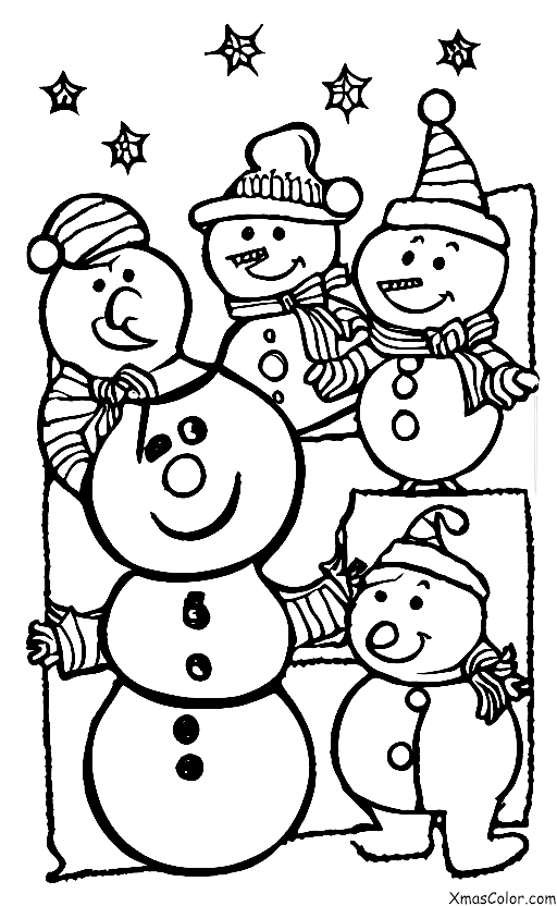 Navidad / Amigos de Huespedes del Hombre de Nieve: Frosty y sus amigos cantando villancicos