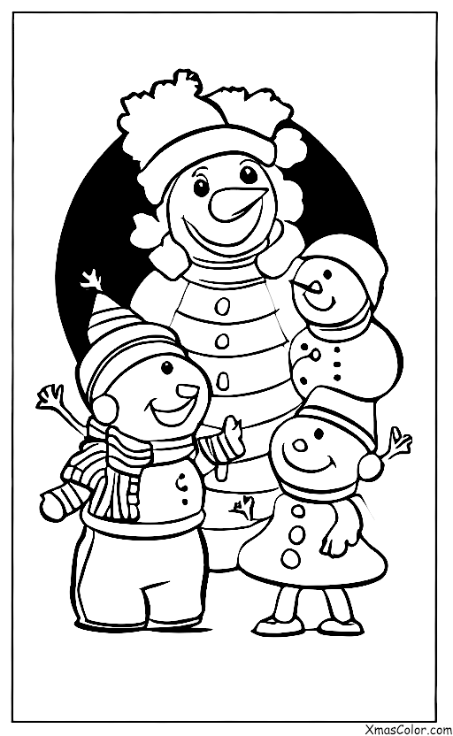 Navidad / Amigos de Huespedes del Hombre de Nieve: Frosty y sus amigos construyendo un muñeco de nieve