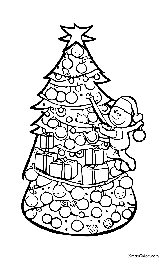 Navidad / Amigos: Fiesta navideña entre amigos alrededor del árbol