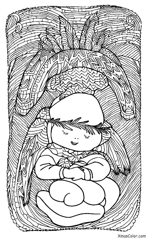 Navidad / Ángeles de la Nieve: Ángel de nieve con gorro