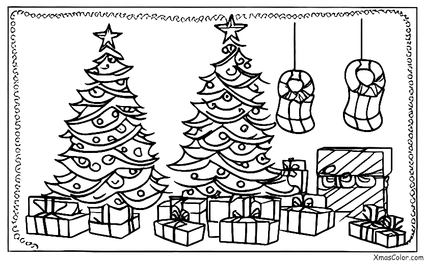 Navidad / Árboles de Navidad: Árbol de Navidad con palillos de caramelo