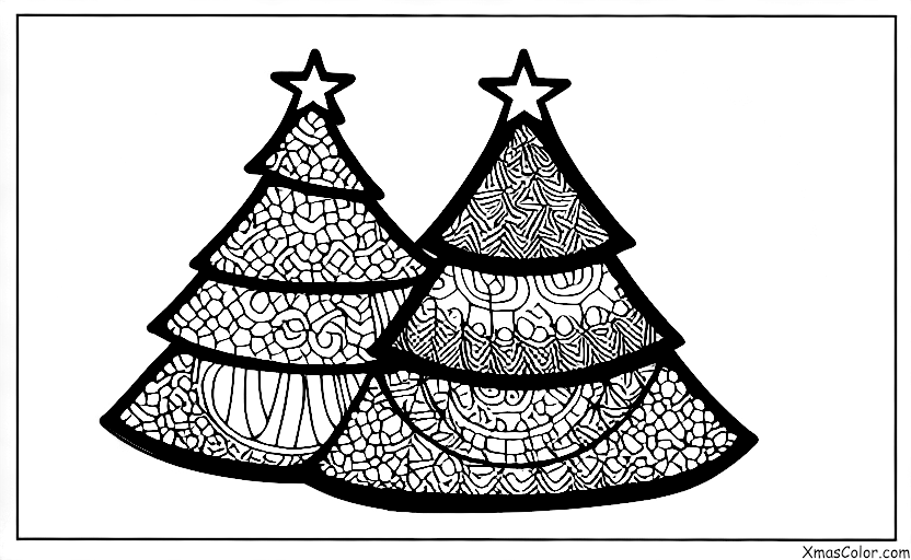 Navidad / Árboles de Navidad: Un árbol de Navidad minimalista