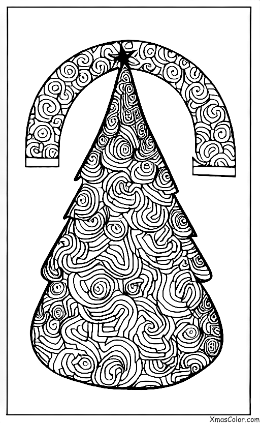 Navidad / Blanco navideño: Un árbol de Navidad