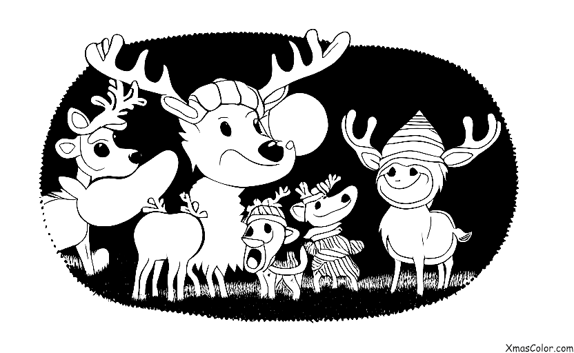 Navidad / Blitzen: Blitzen y los otros renos