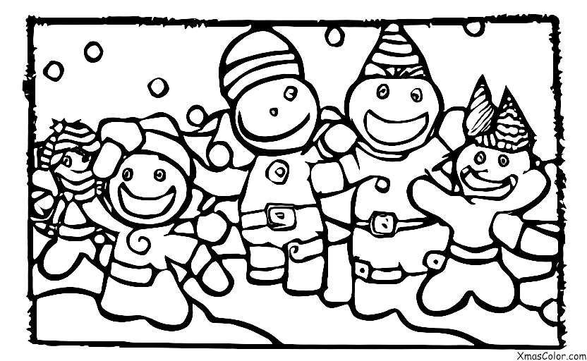 Navidad / Bolas de nieve: Una batalla de bolas de nieve en cámara lenta