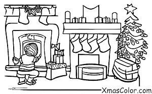 Navidad / Calcetines de Navidad: Cartas a Papá Noel