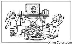 Navidad / Calcetines de Navidad: la mañana de navidad