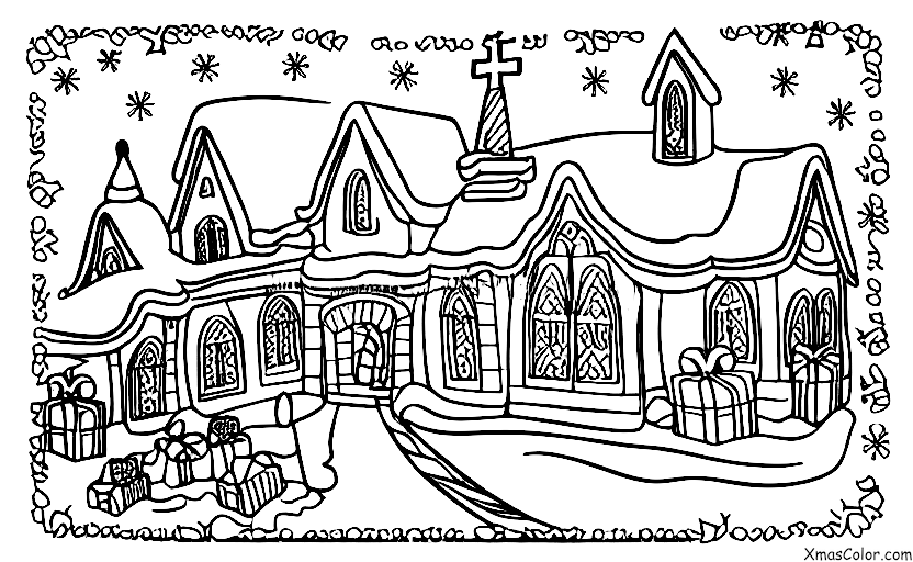 Navidad / Campanas de Navidad: Campanas de Navidad sonando en la nieve