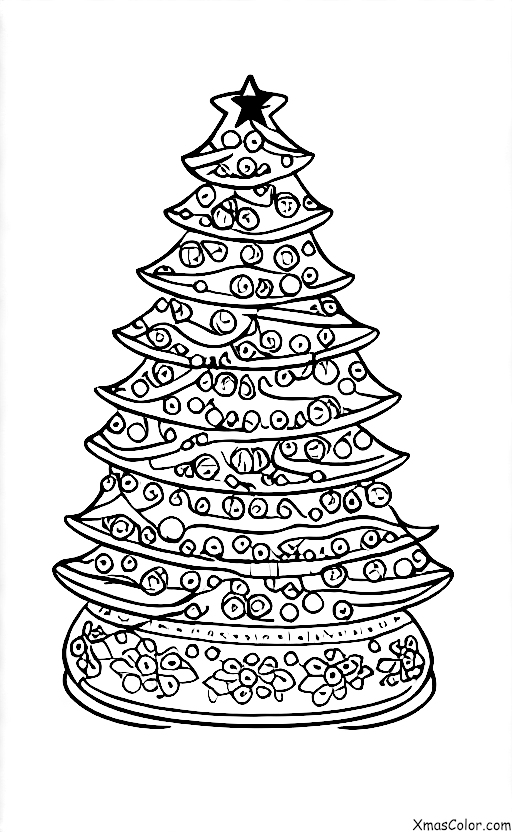 Navidad / Campanas de Navidad: Jingle Bells en un árbol de Navidad