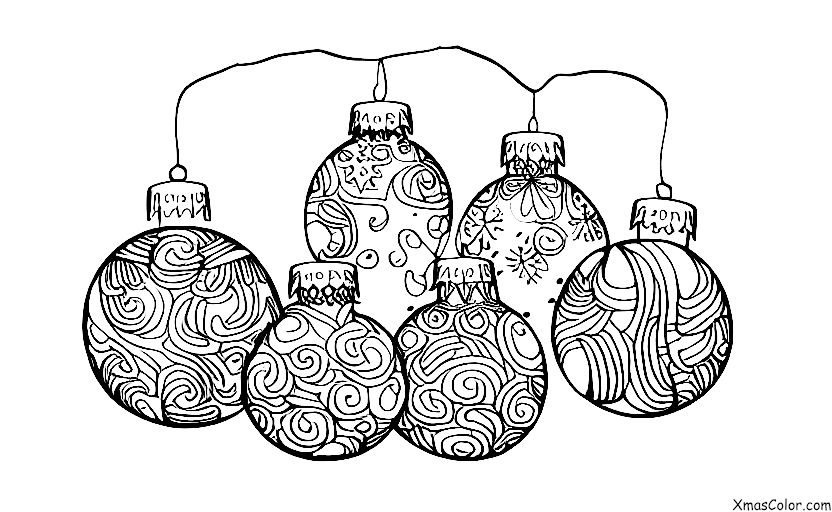 Navidad / Colgar adornos de Navidad: Ornamentos en un alfeizar