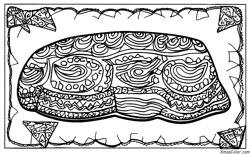 Navidad / Comida de Navidad: Brazo de gitano de chocolate