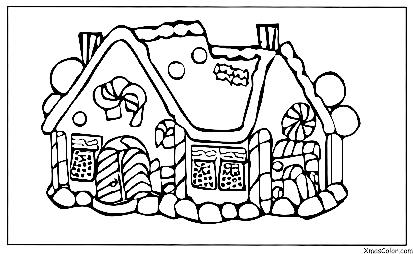 Navidad / Comida de Navidad: Casa de Jengibre