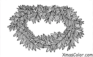 Navidad / Coronas de Navidad: Corona tradicional de acebo y otros verdes
