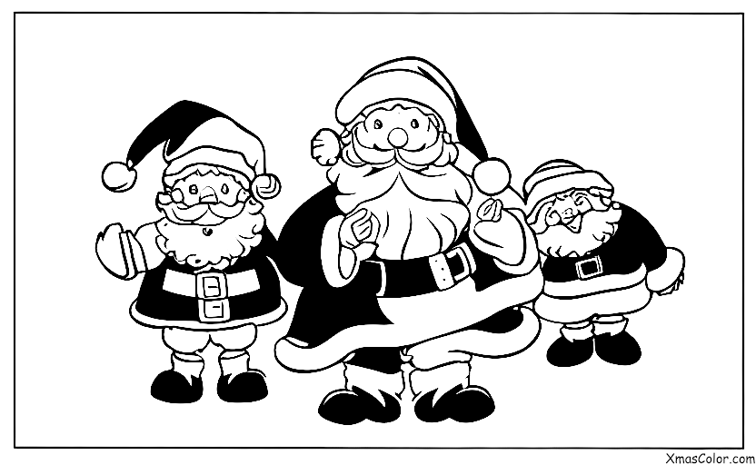 Navidad / Cuenta Regresiva de Navidad: Santa y sus duendes haciendo juguetes
