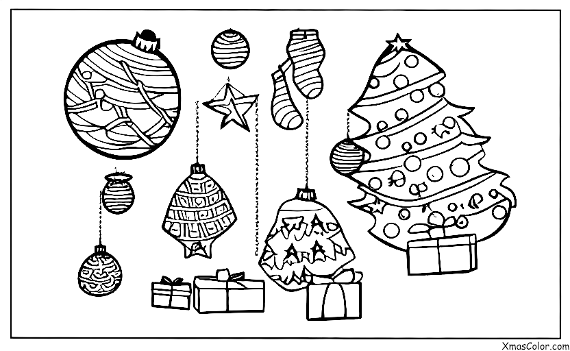 Navidad / Decoración de árboles de Navidad: Decorar el árbol con adornos