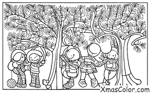 Navidad / Decoración de árboles de Navidad: Decorar el árbol con listones