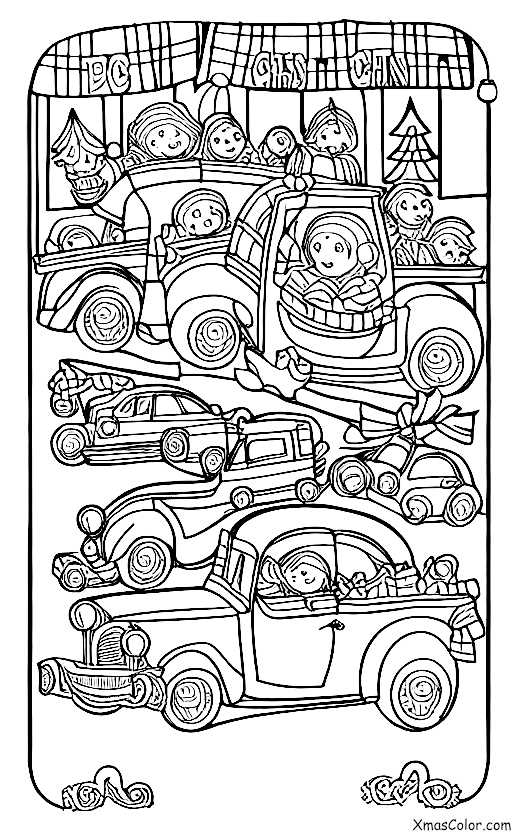 Navidad / Desfiles de Navidad: El desfile de Navidad con coches antiguos