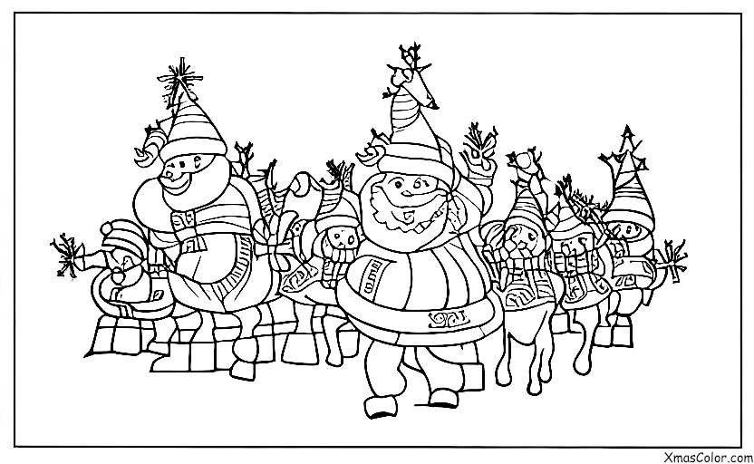 Navidad / Desfiles de Navidad: El desfile de Santa en París