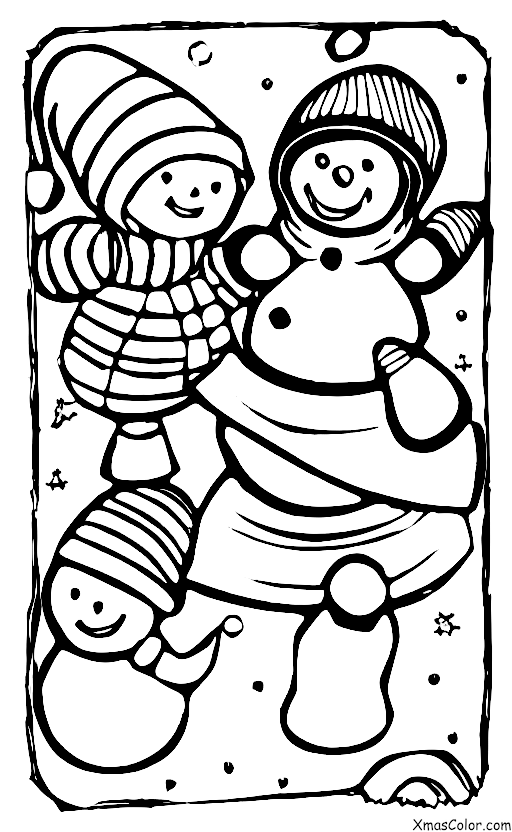 Navidad / Día de Navidad: Jugar en la nieve el día de Navidad