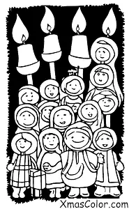 Navidad / Día de Santa Lucía: Santa Lucía y las velas de la esperanza