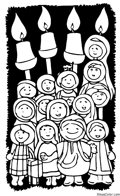 Navidad / Día de Santa Lucía: Santa Lucía y las velas de la esperanza