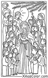 Navidad / Día de Santa Lucía: Santa Lucía y los niños de la luz