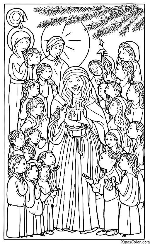 Navidad / Día de Santa Lucía: Santa Lucía y los niños de la luz