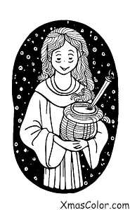 Navidad / Día de Santa Lucía: St. Lucia trae luz a una habitación oscura