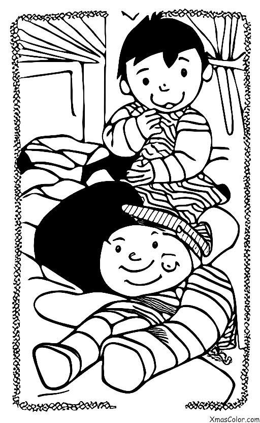 Navidad / Donner: Donner durmiendo una siesta