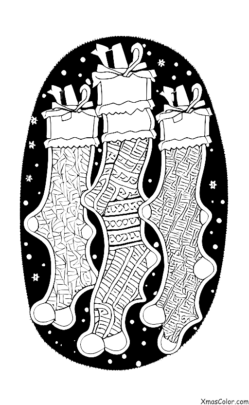 Navidad / Dulces: Calcetines