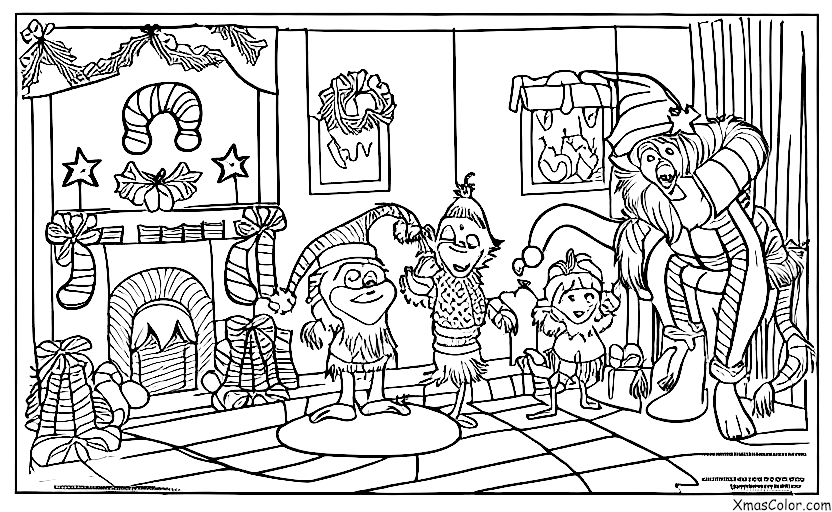 Navidad / El Grinch: El Grinch robando la Navidad