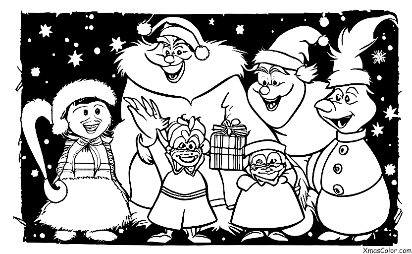 Navidad / El Grinch: El Grinch siendo malo con los Quos