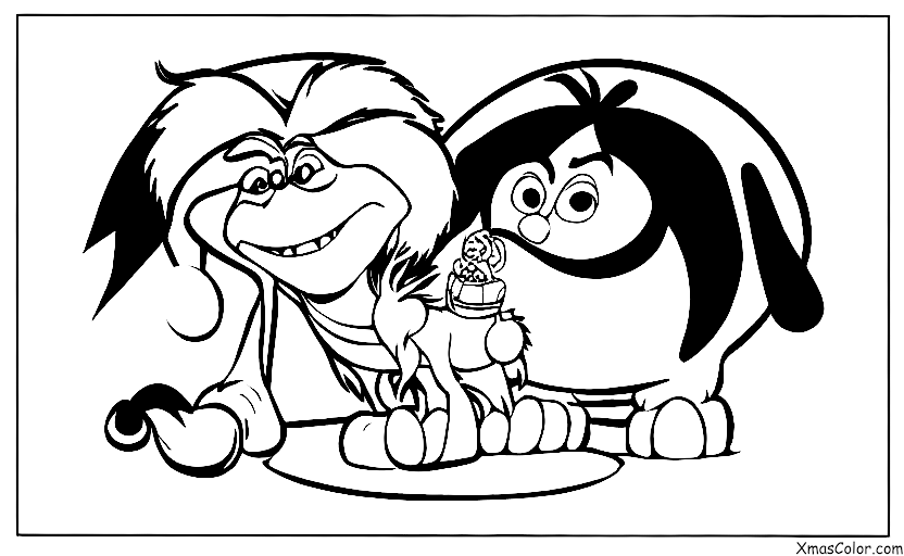 Navidad / El Grinch: El Grinch y su perroMax