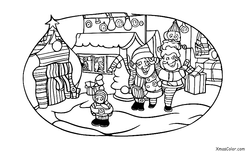Navidad / El Polo Sur: Taller de Santa en el Polo Sur