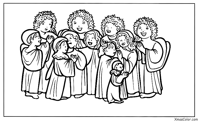 Navidad / El primer Noel: El primer Noel cantado por un coro de ángeles