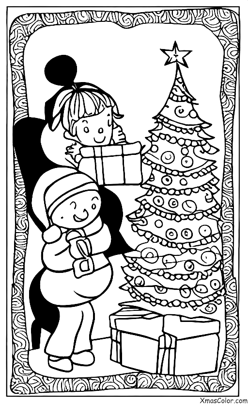 Navidad / Enviar Tarjetas de Navidad: Un niño recibiendo una tarjeta de Navidad